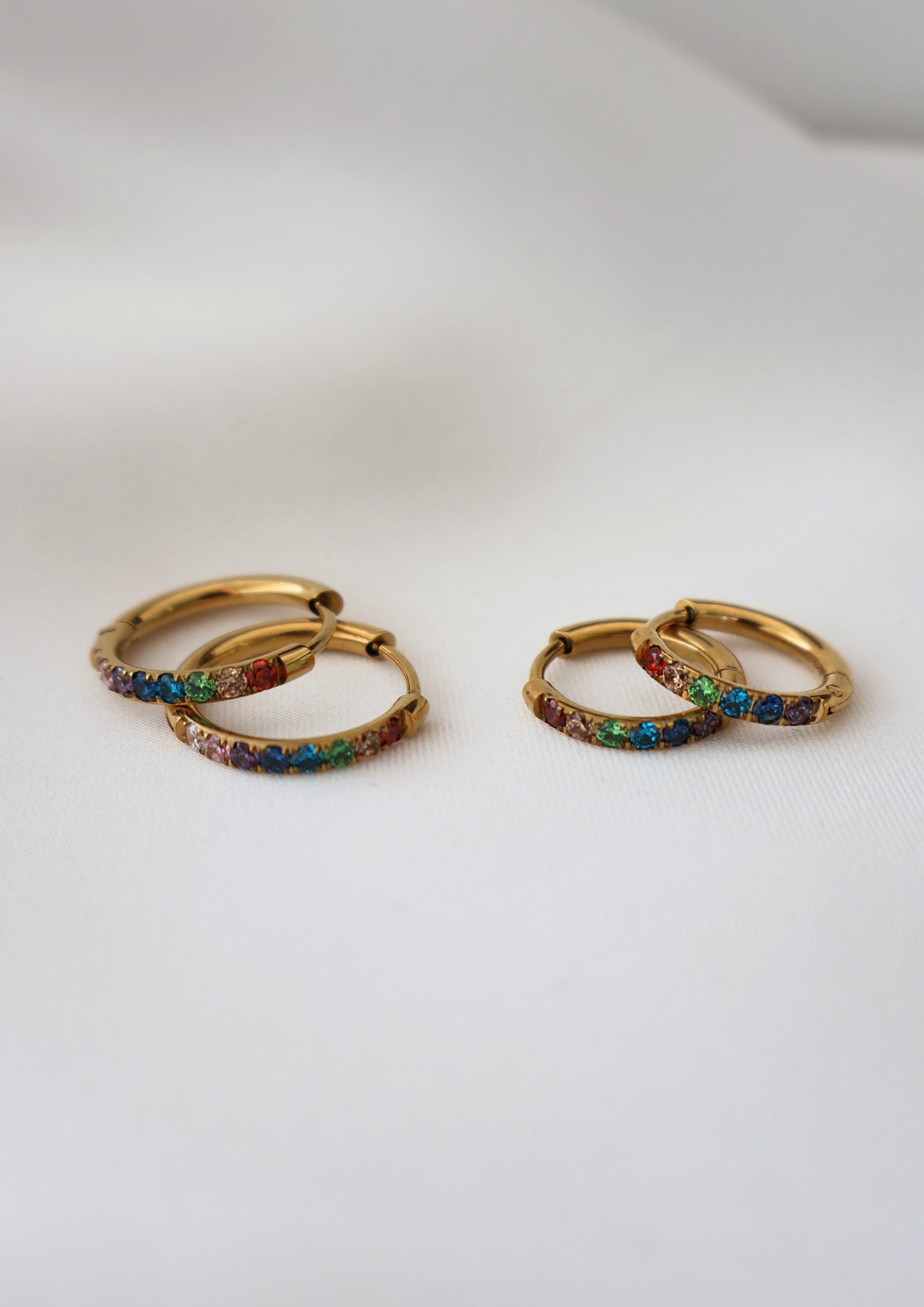 Rainbow Ohrringe I Gold