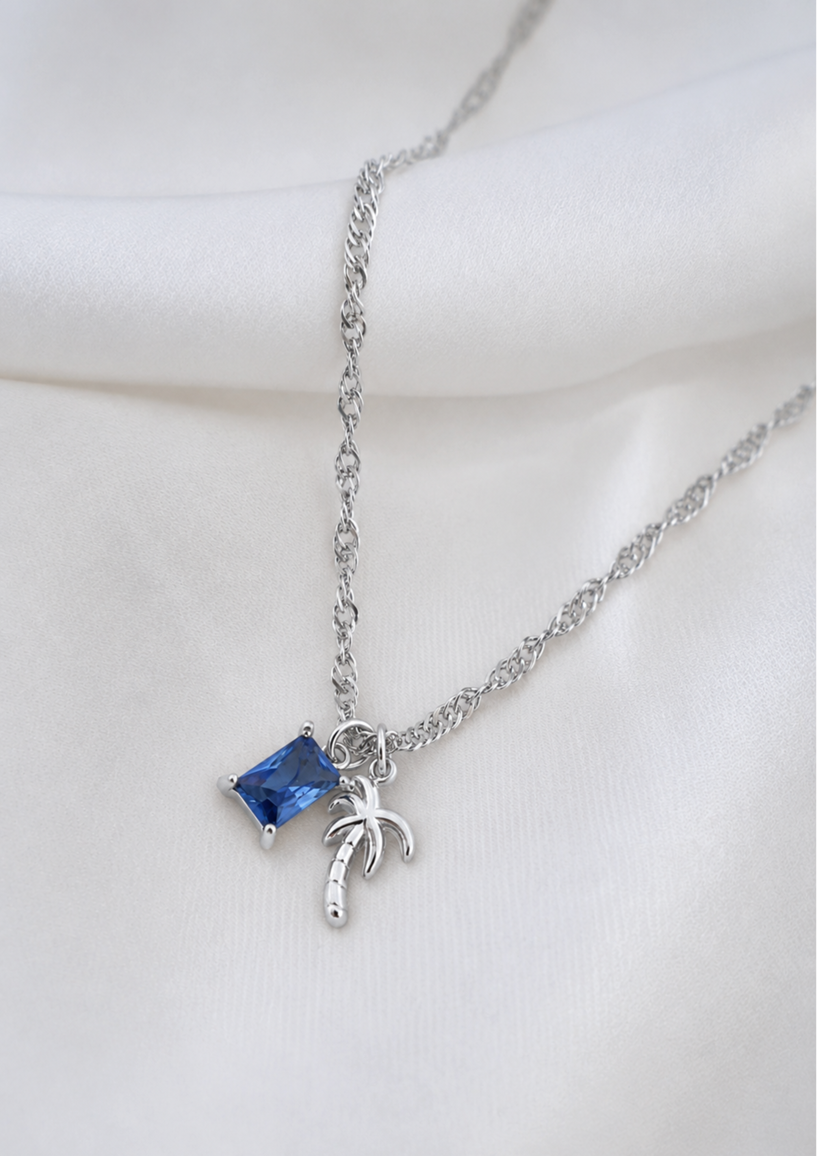 Mini Palm Charm I Silber