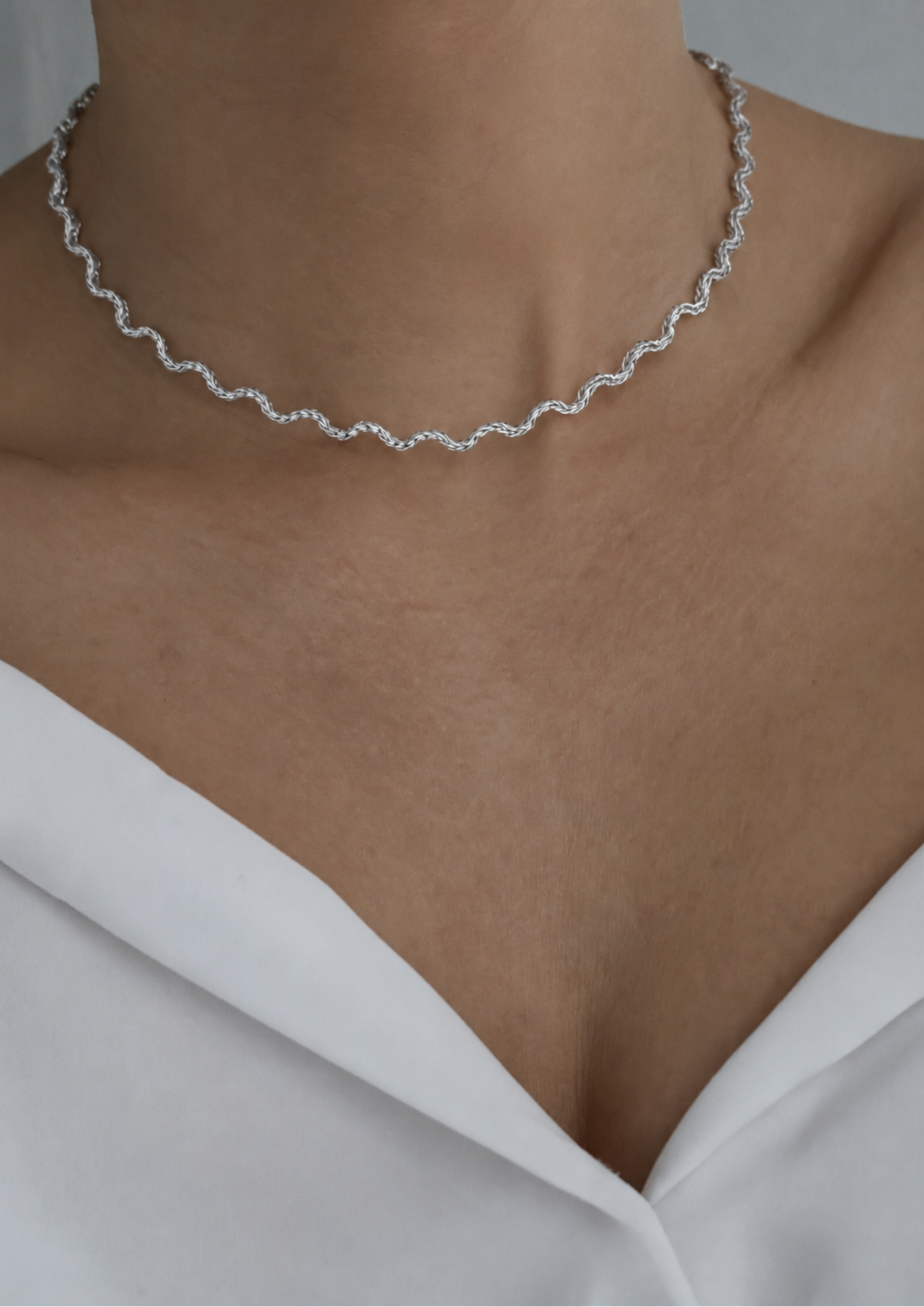 Wave Necklace | Gold