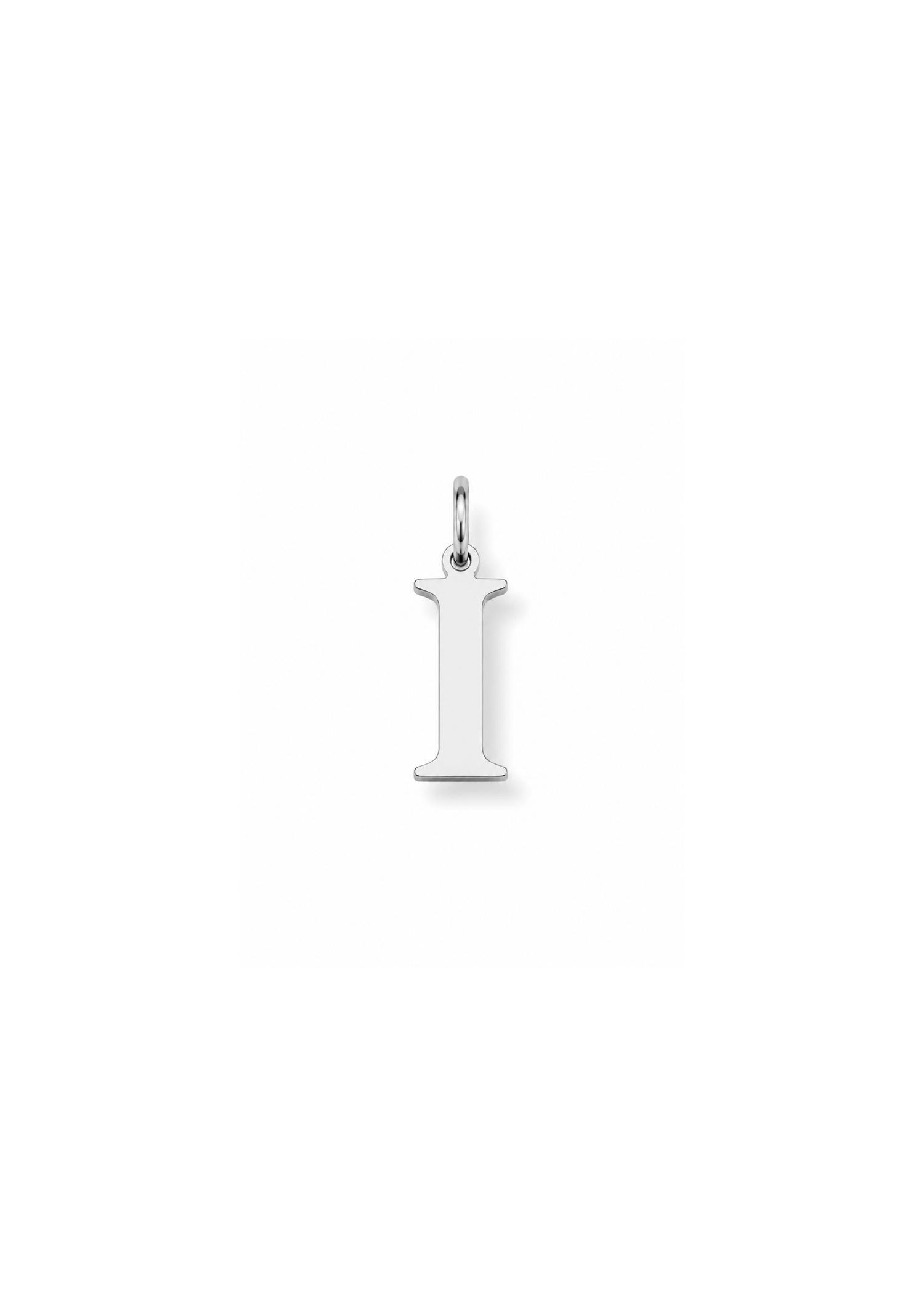 Essential Letter Charm I Silber