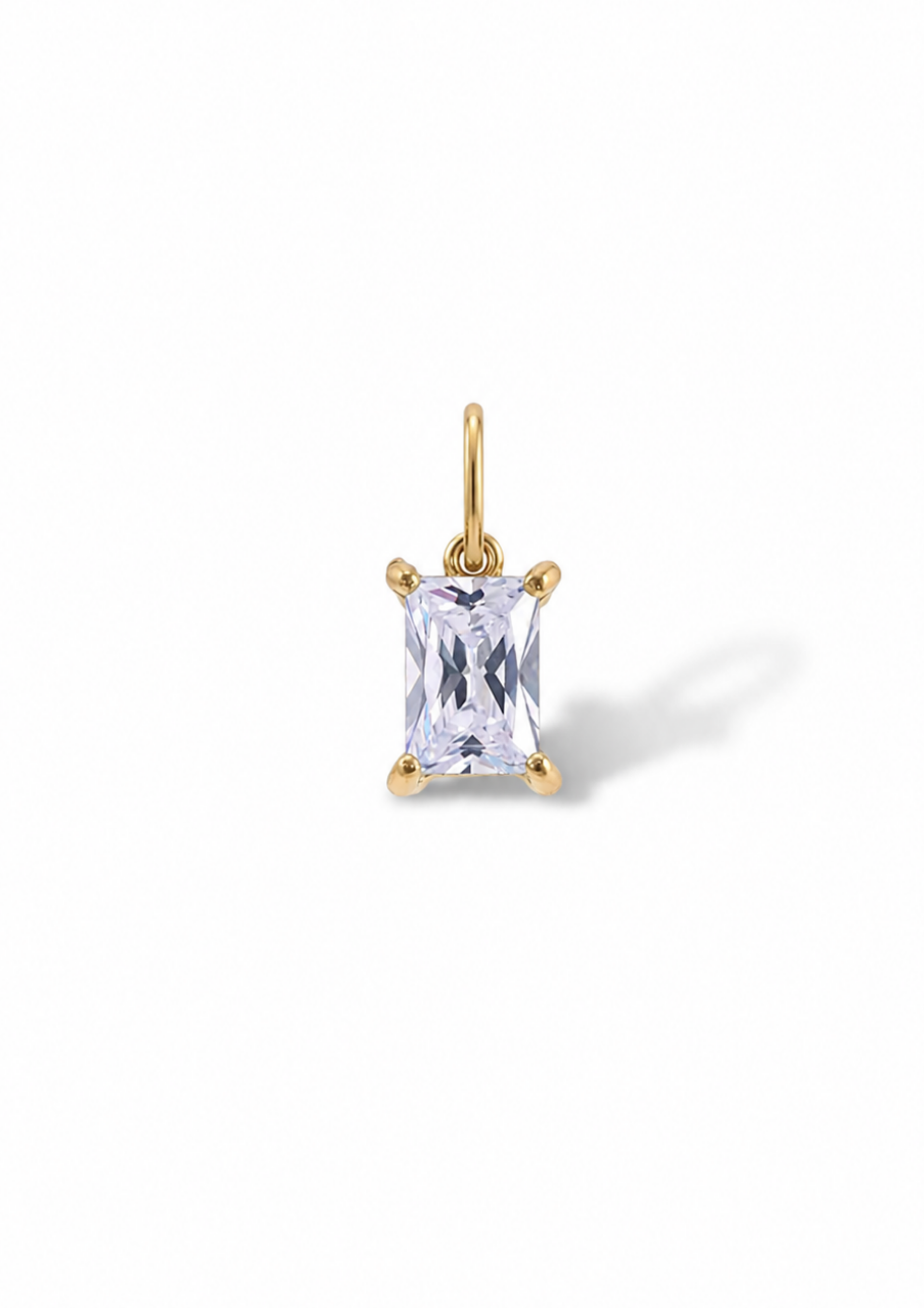 Birthstone Charm I Gold