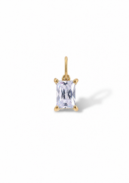 Birthstone Charm I Gold