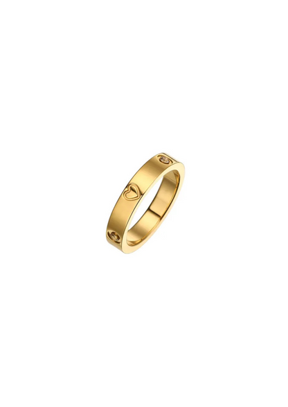 Golden Heart Ring I GOLD
