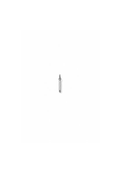 Micro Letter Charm I Silber
