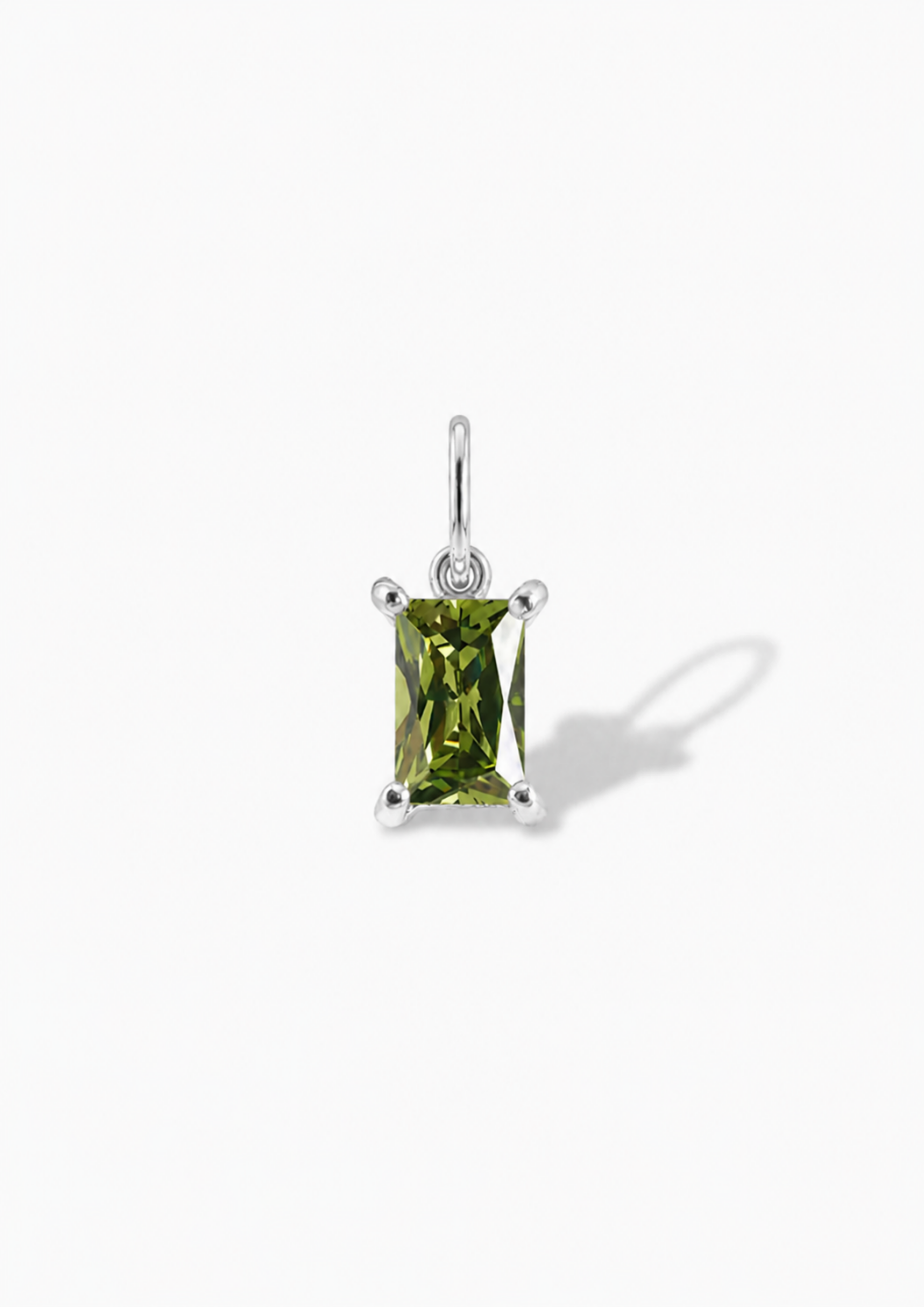 Birthstone Charm I Silber