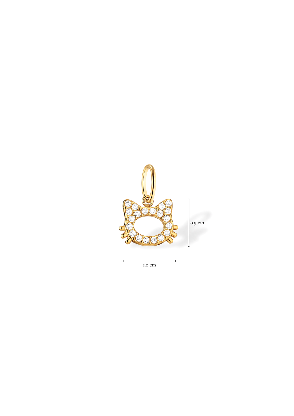 Purr Charm I Gold
