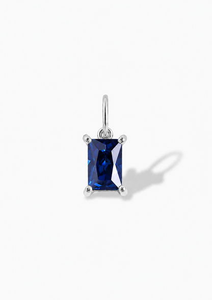 Birthstone Charm I Silber