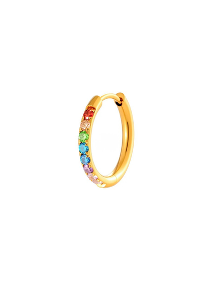Rainbow Ohrringe I Gold