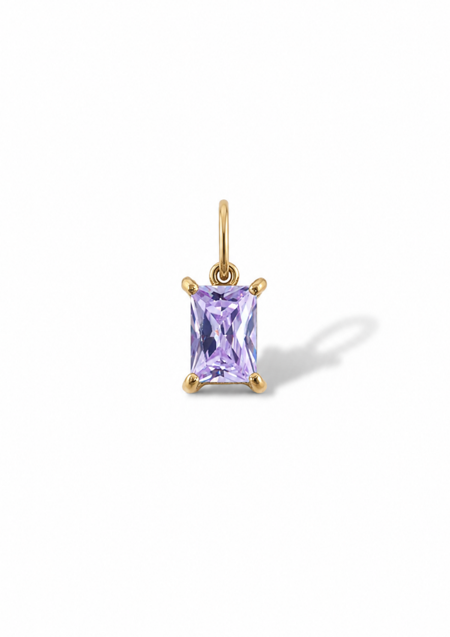 Birthstone Charm I Gold