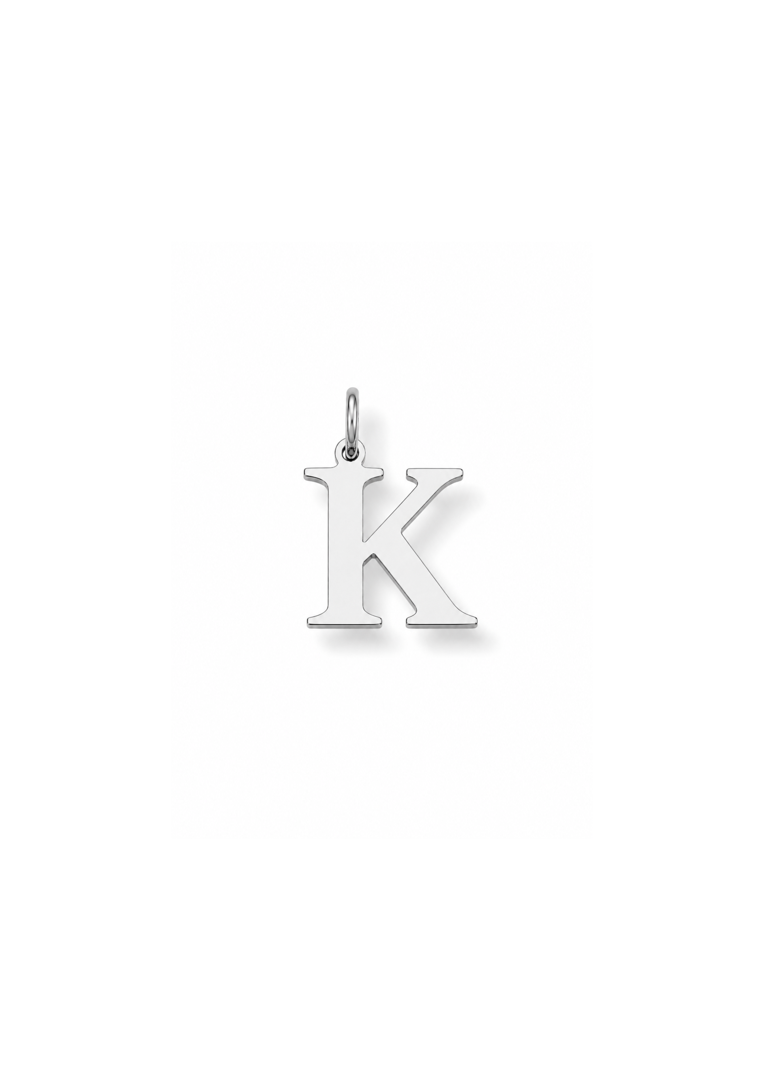 Essential Letter Charm I Silber