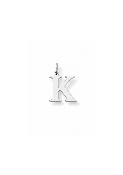 Essential Letter Charm I Silber