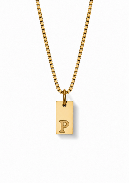 Alpha Halskette I Gold