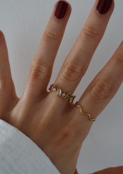 Mosaic Ring I Gold