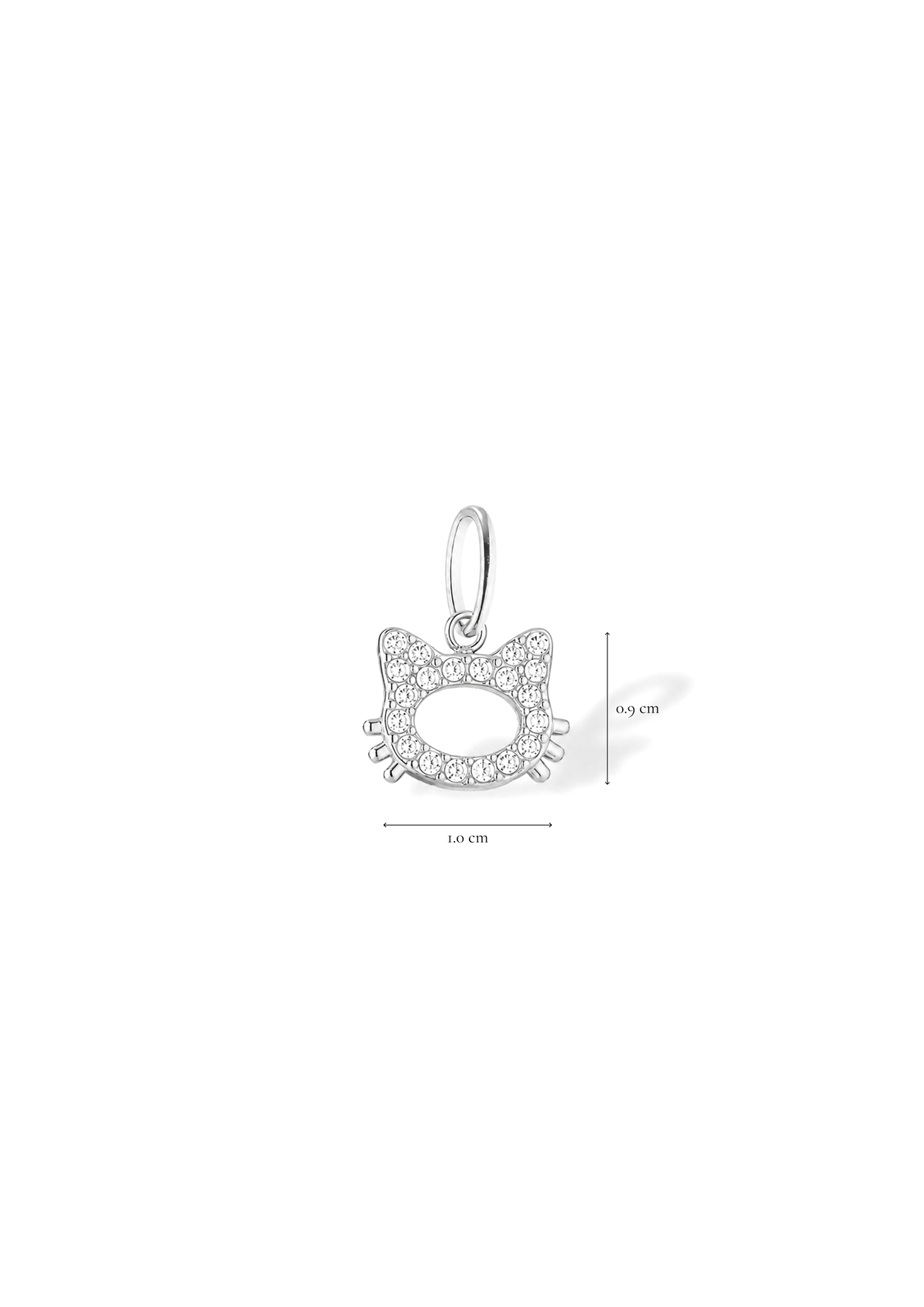 Purr Charm I Silber