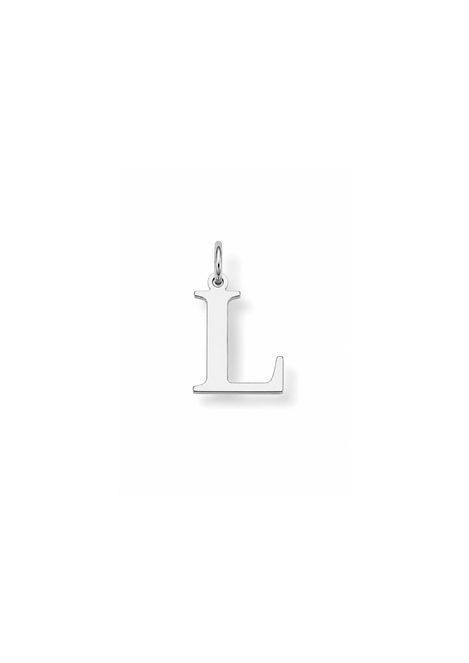 Essential Letter Charm I Silber