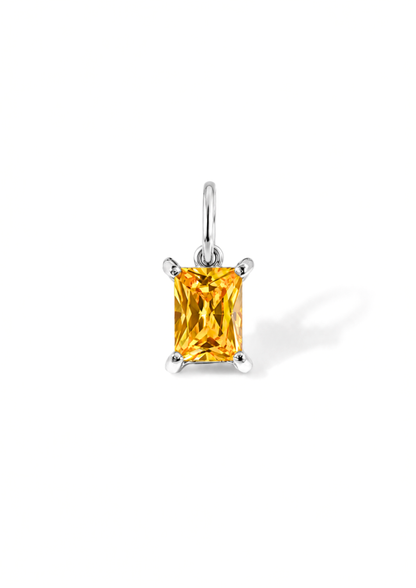Birthstone Charm I Silber