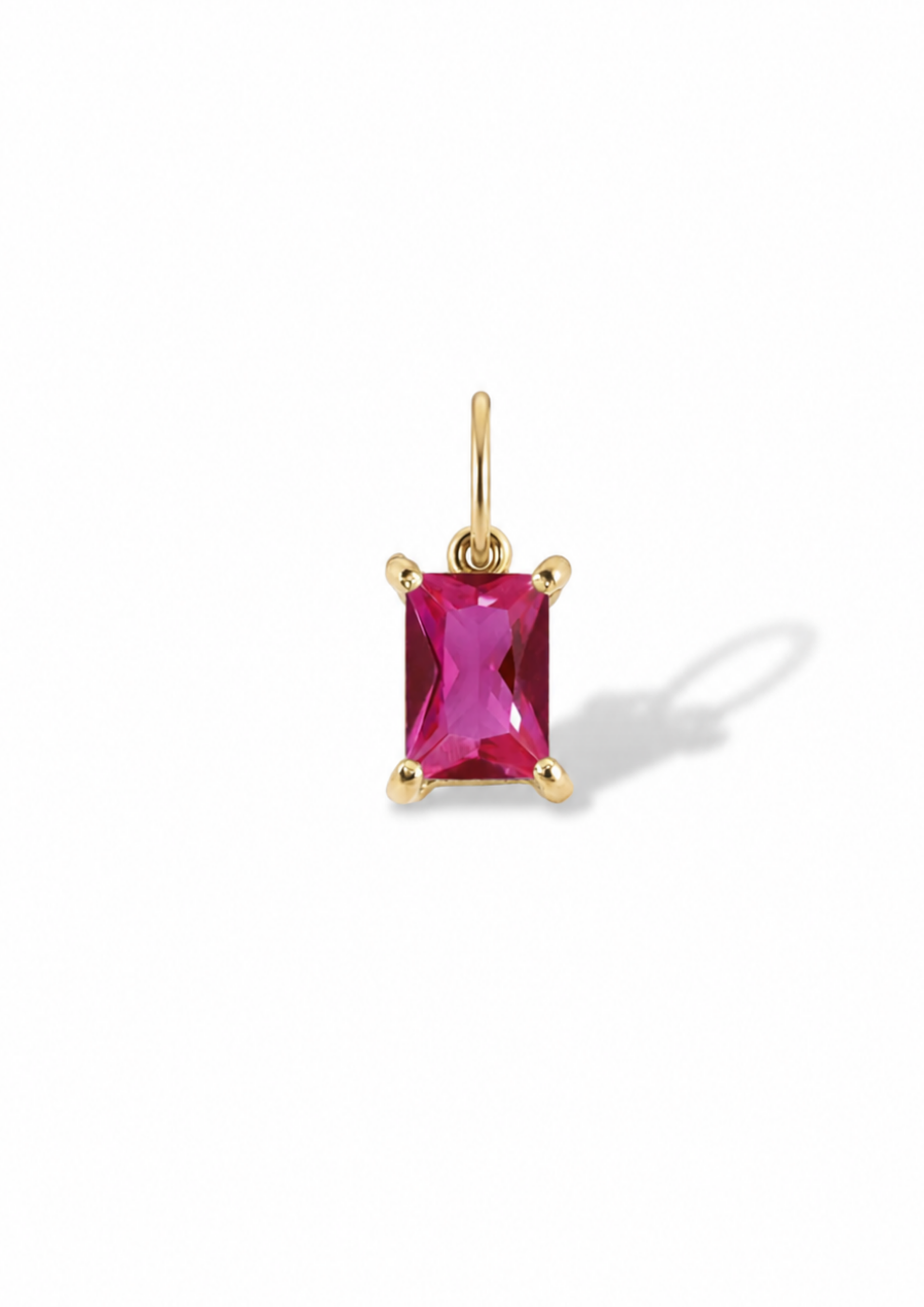 Birthstone Charm I Gold