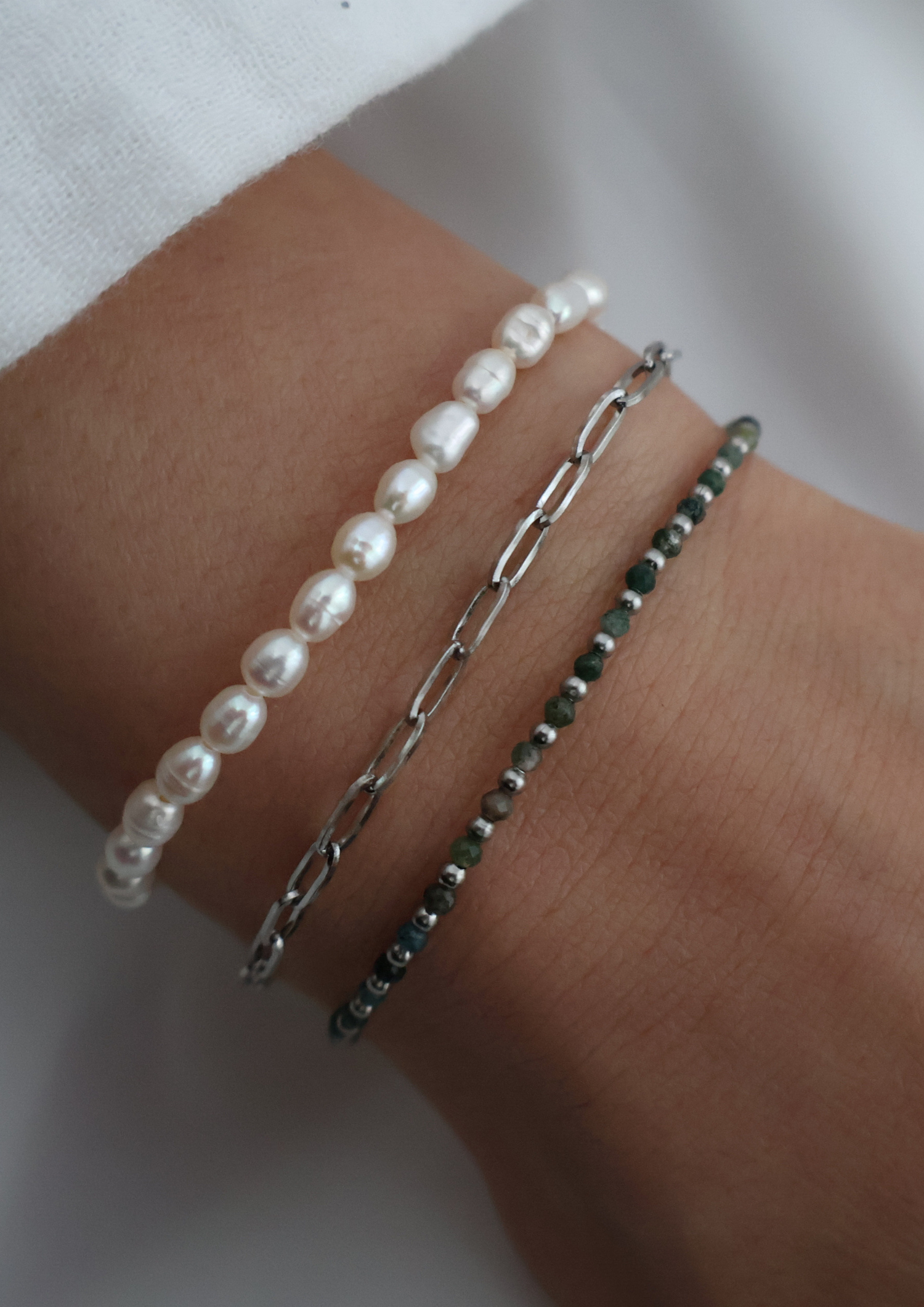Xanthe mini bracelet I Silver