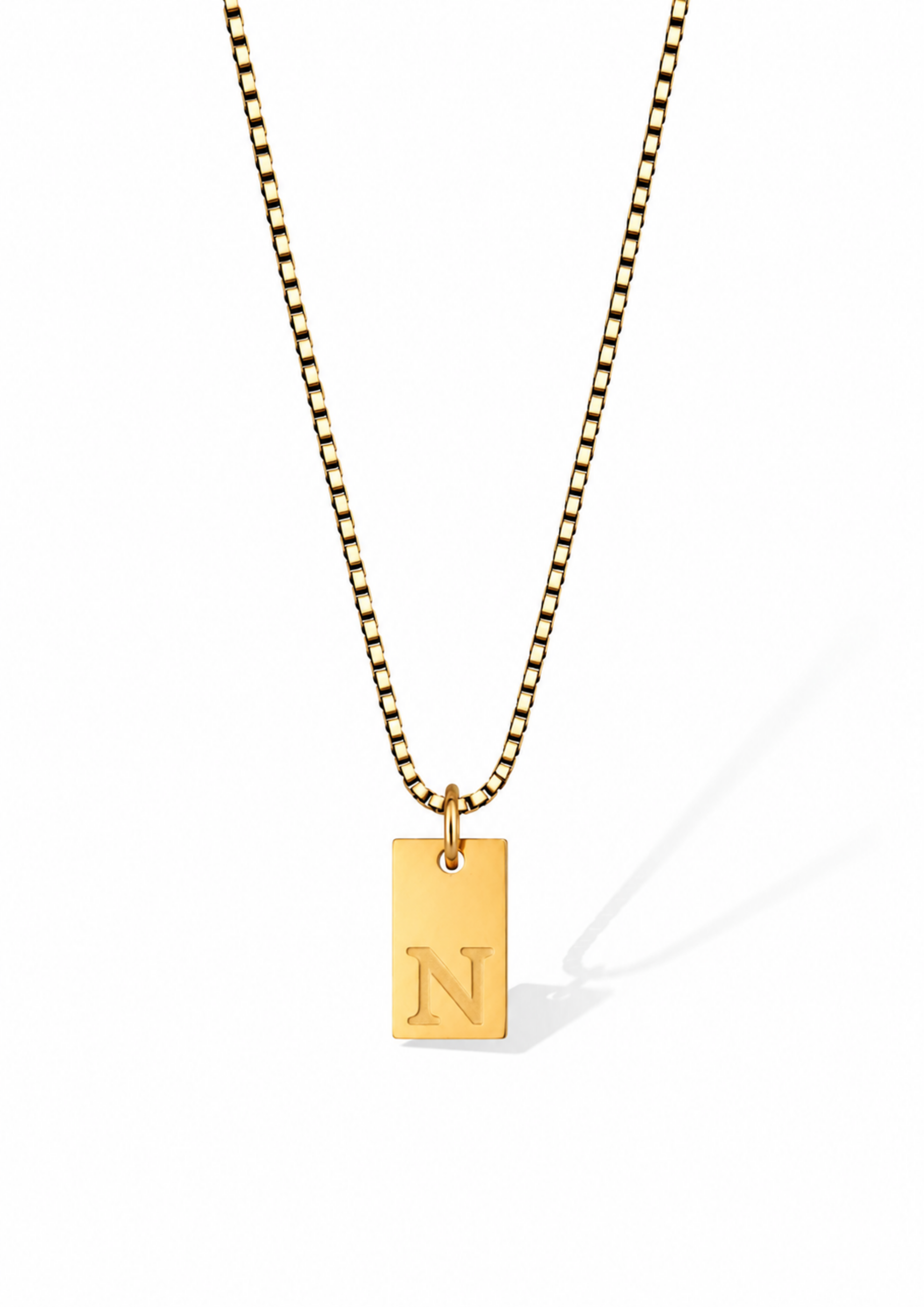 Alpha Halskette I Gold