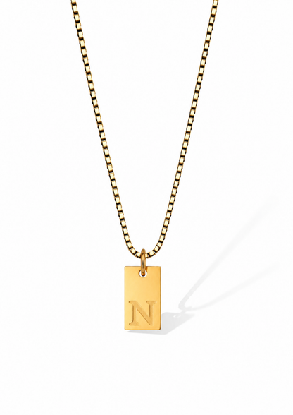 Alpha Halskette I Gold
