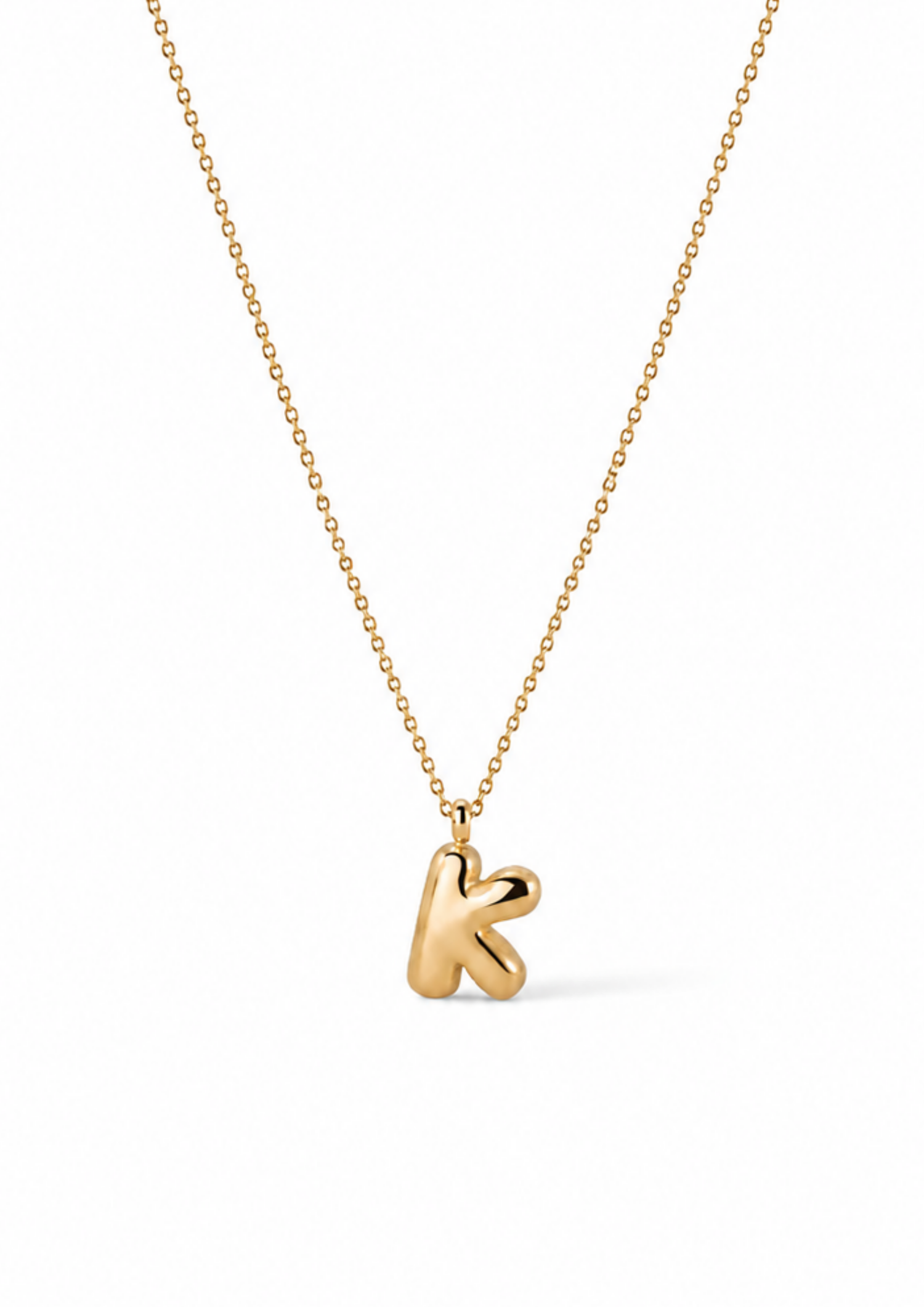 Letter Necklace | Gold