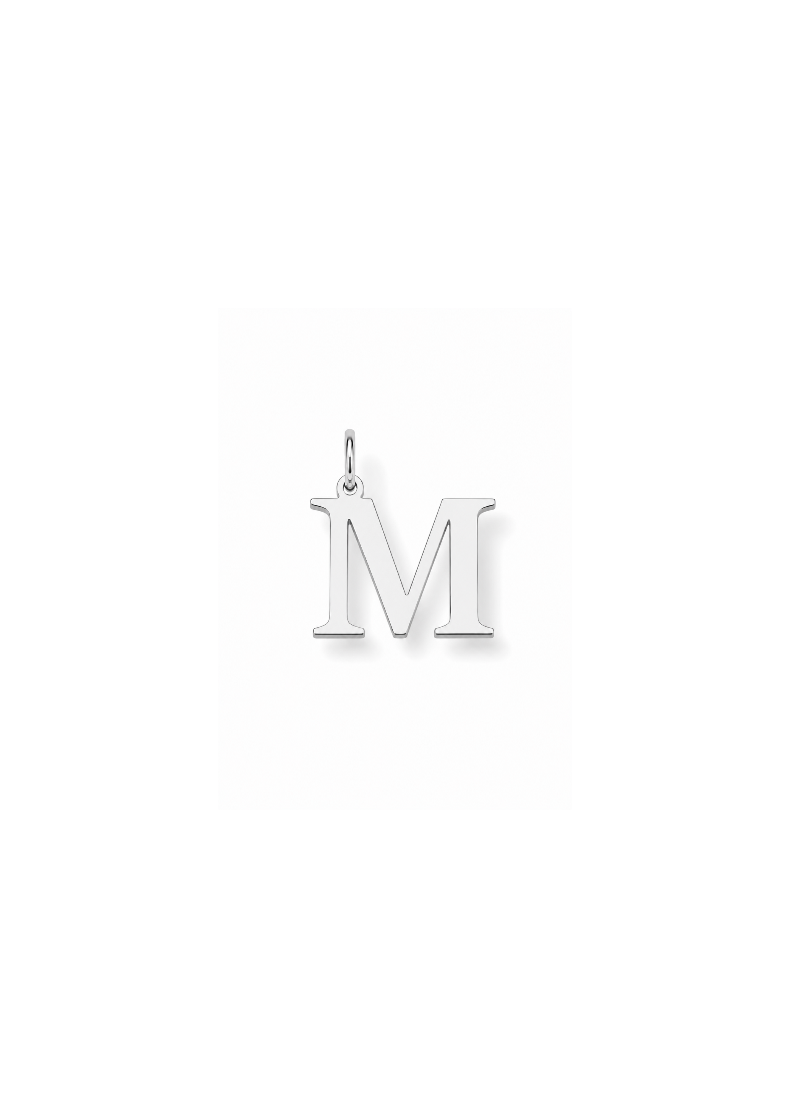 Essential Letter Charm I Silber