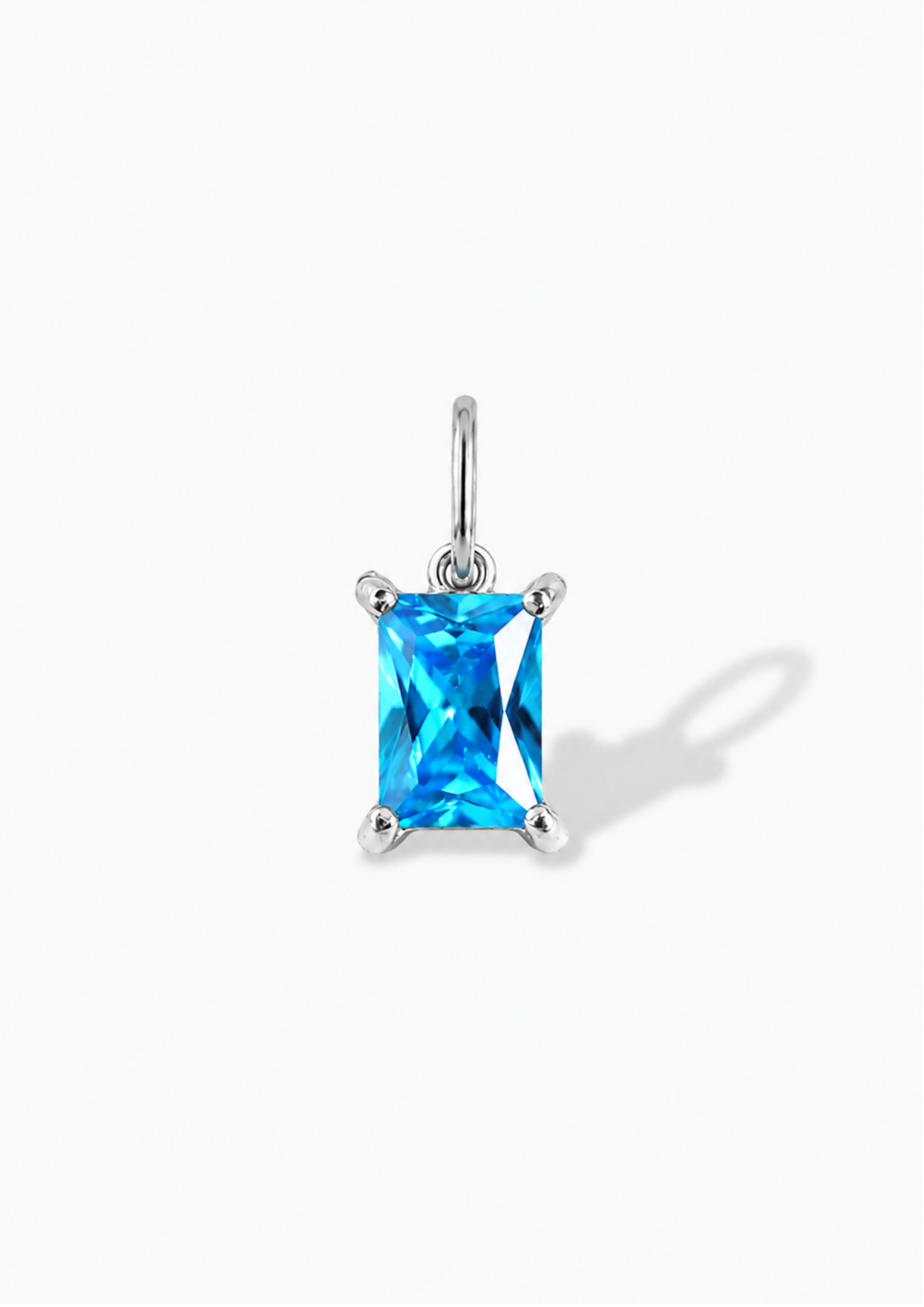 Birthstone Charm I Silber