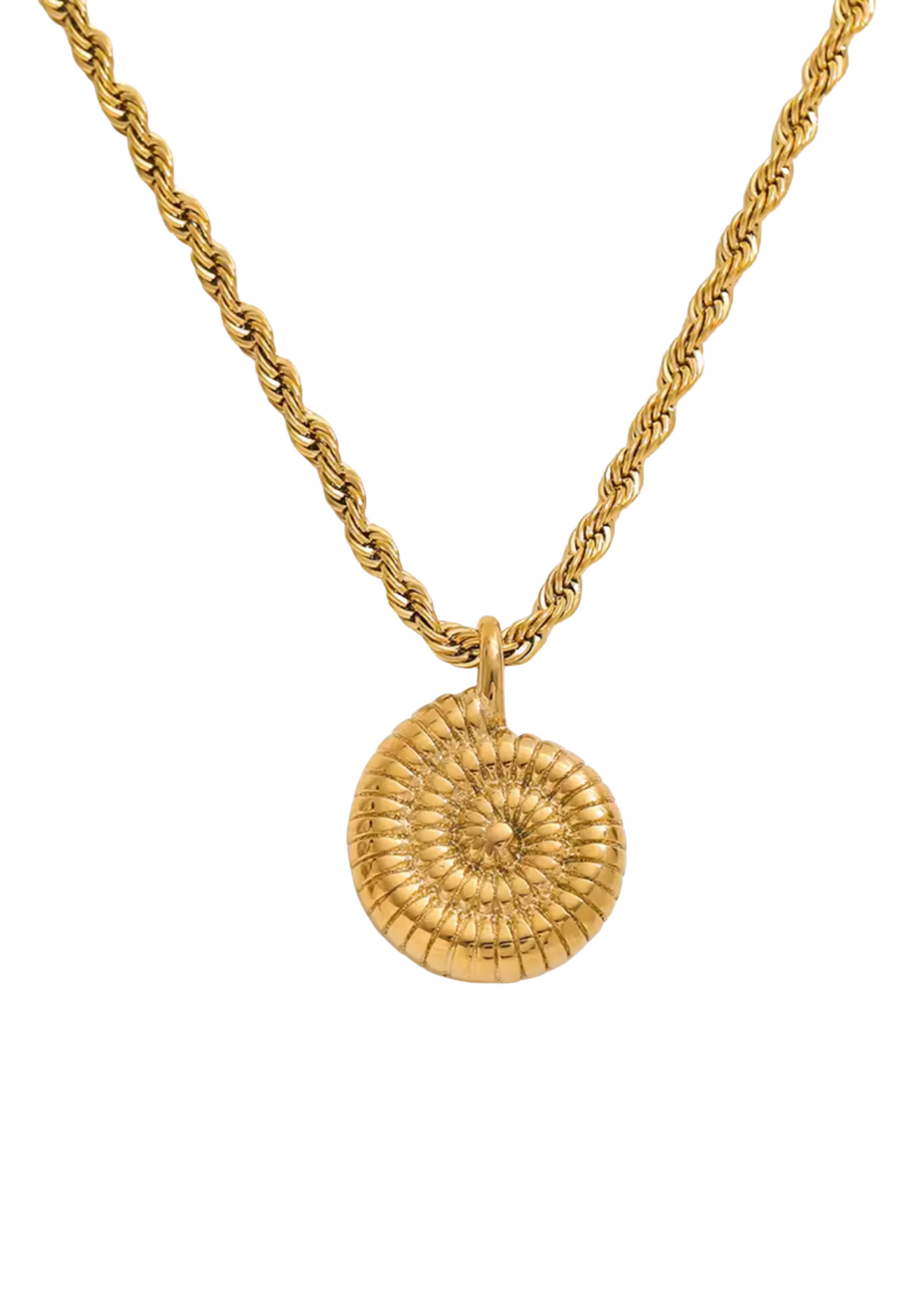 Ammoniten Halskette I GOLD
