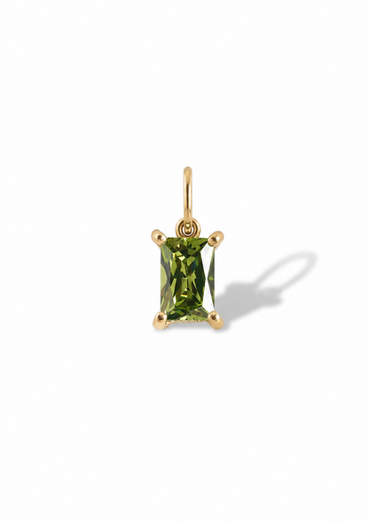 Birthstone Charm I Gold