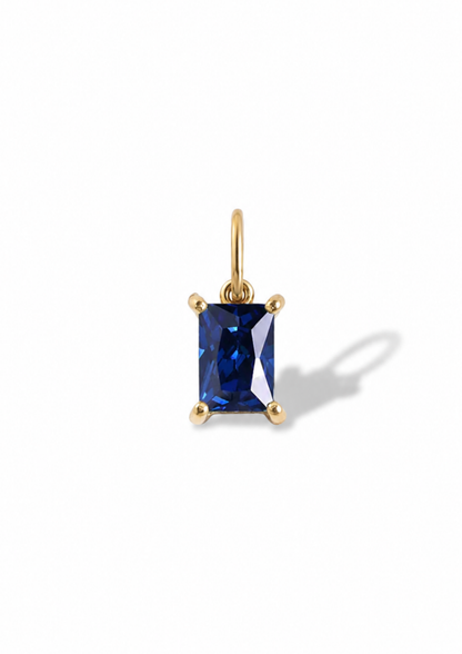 Birthstone Charm I Gold