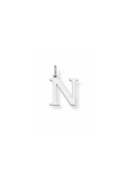 Essential Letter Charm I Silber