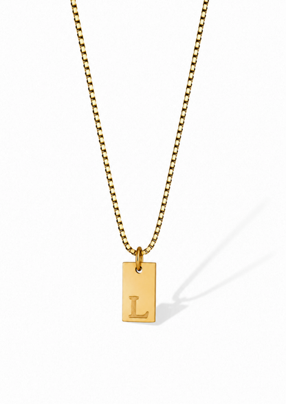 Alpha Halskette I Gold