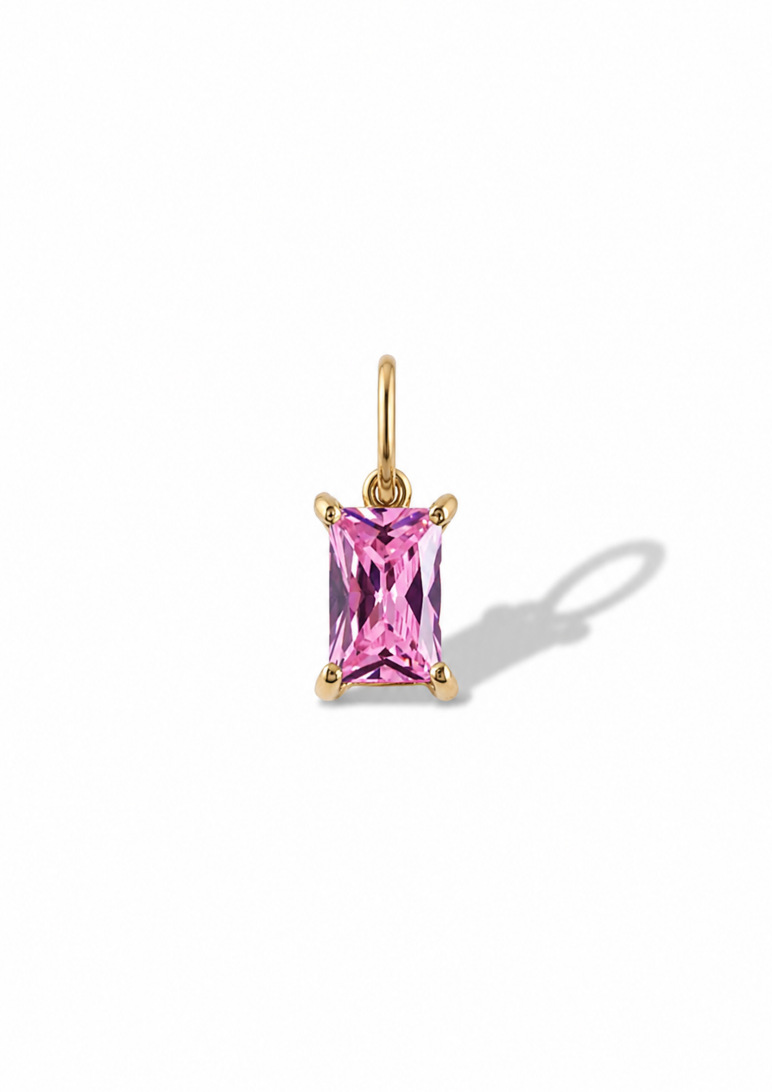 Birthstone Charm I Gold