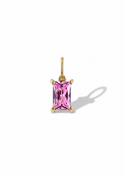 Birthstone Charm I Gold