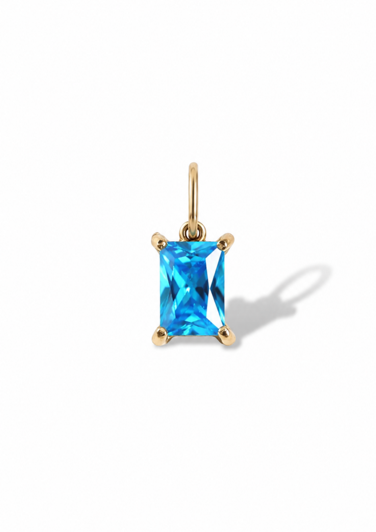 Birthstone Charm I Gold