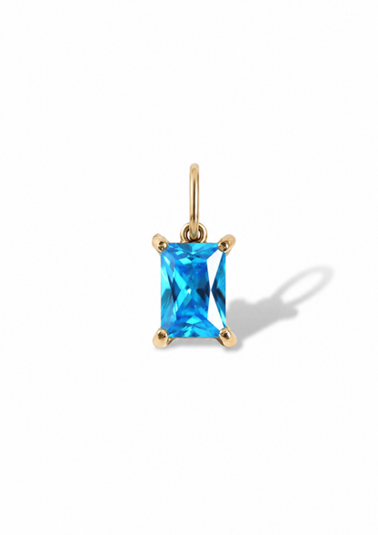 Birthstone Charm I Gold