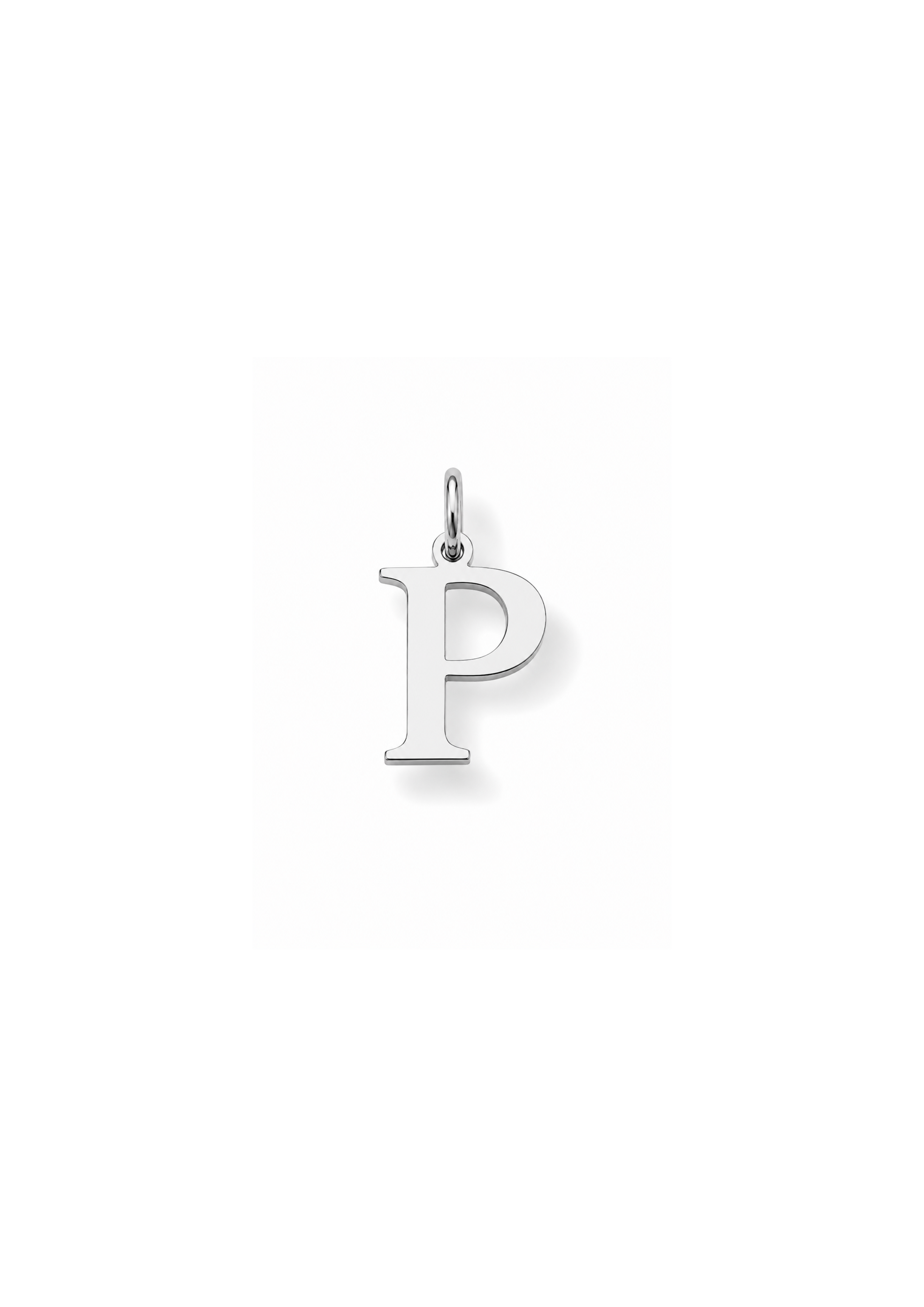 Essential Letter Charm I Silber