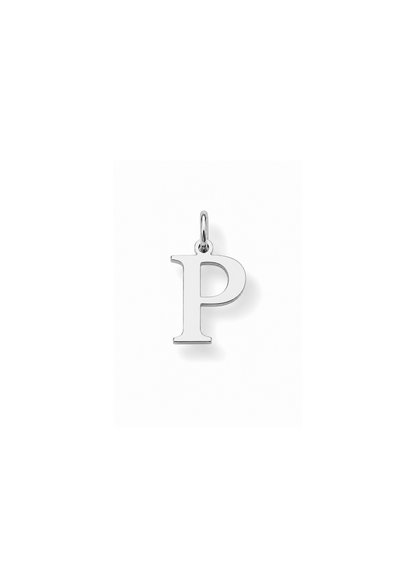 Essential Letter Charm I Silber