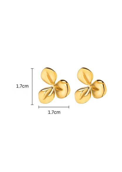 Flora Ohrstecker I Gold