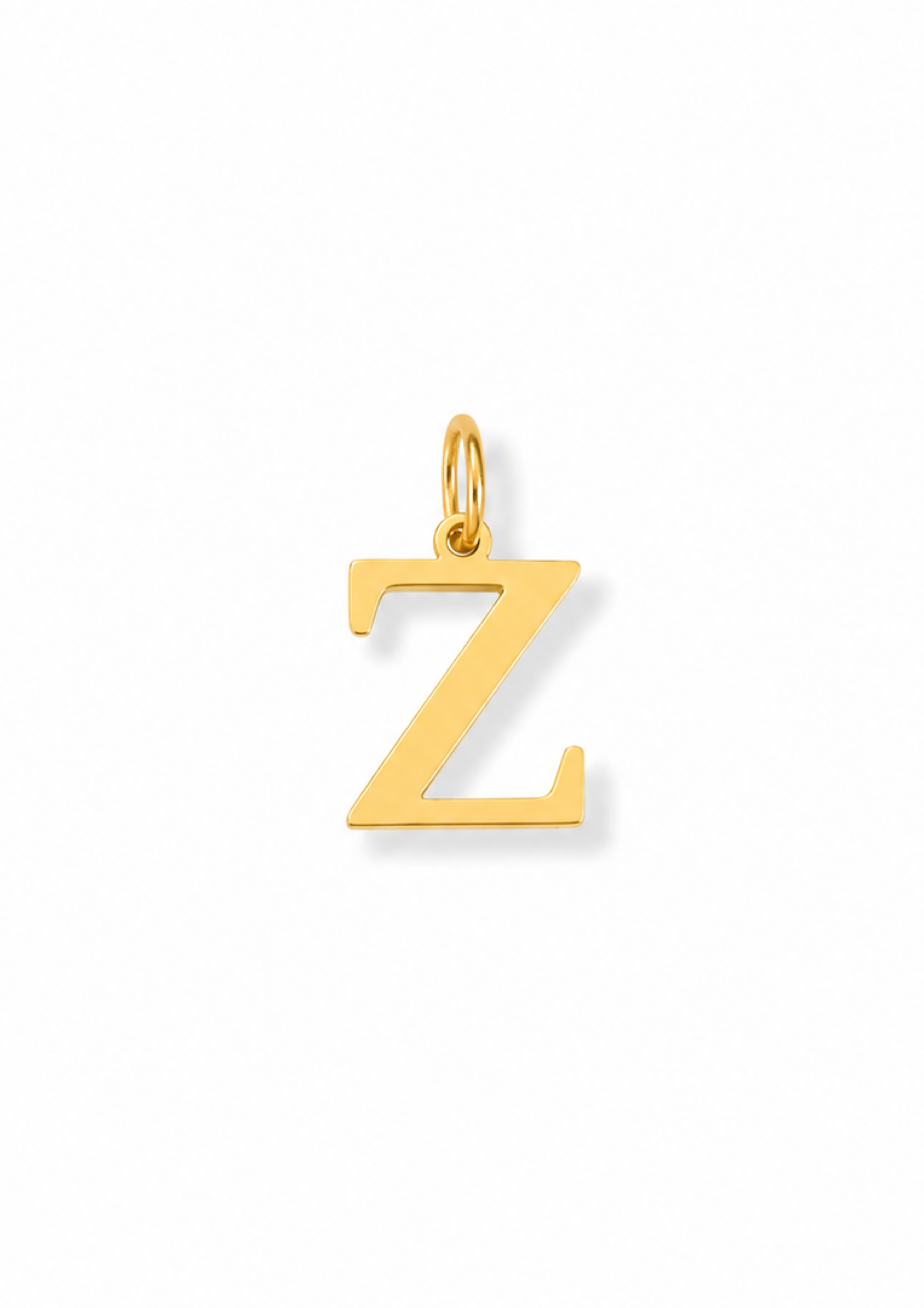 Essential Letter Charm I Gold