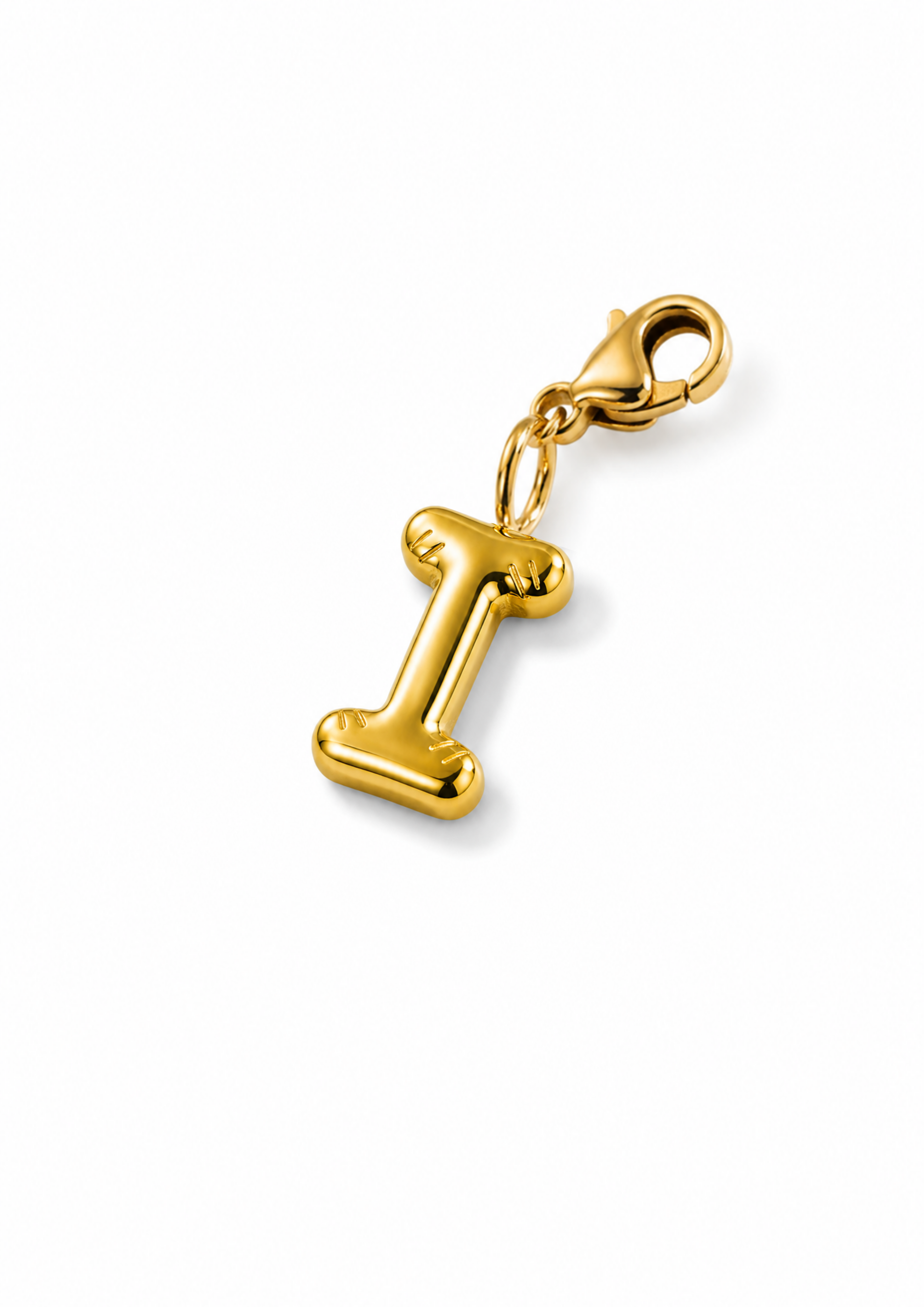 Letter Charm I Gold