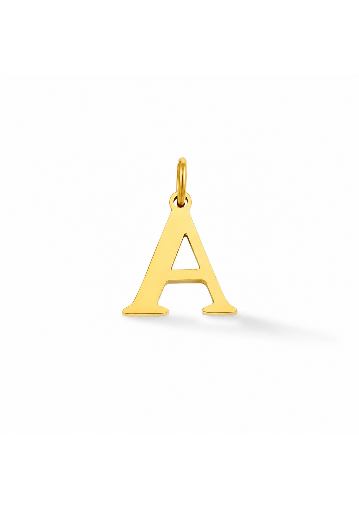 Essential Letter Charm I Gold