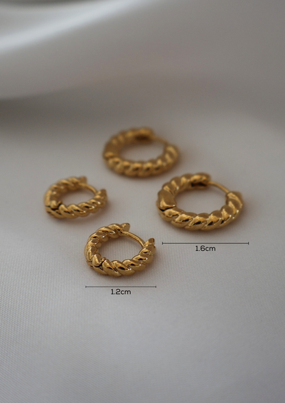 Swirl Ohrringe I GOLD