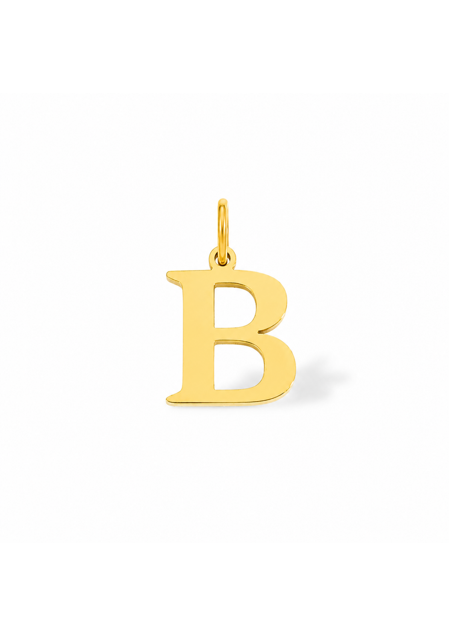 Essential Letter Charm I Gold