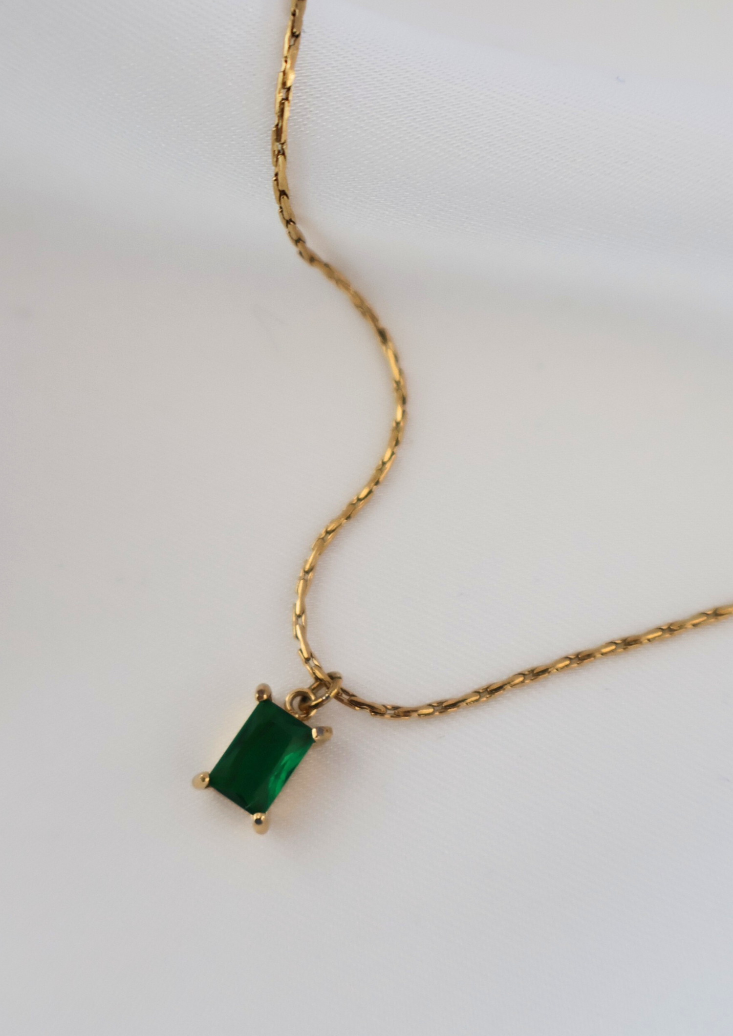 Birthstone Halskette I Gold