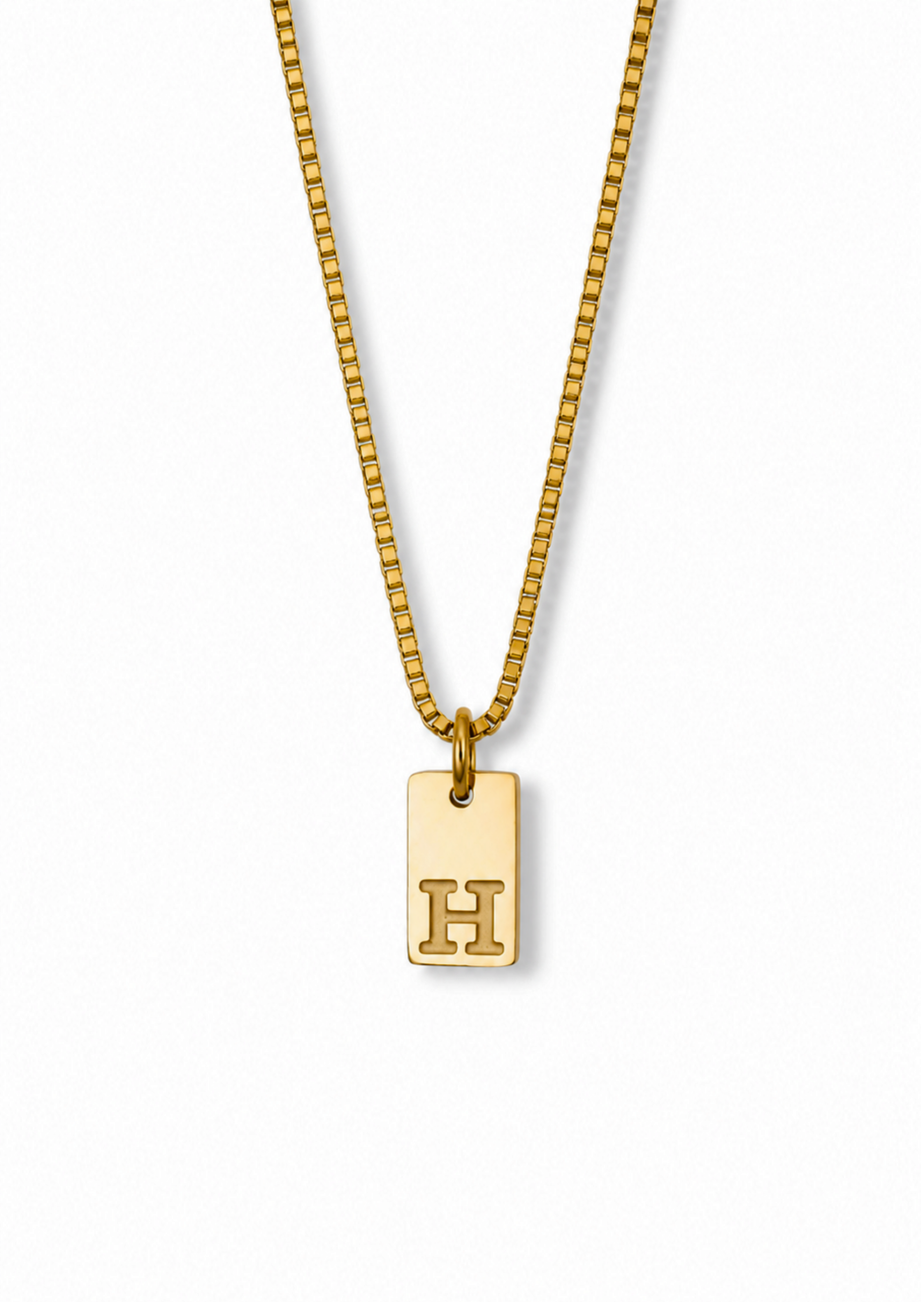 Alpha Halskette I Gold