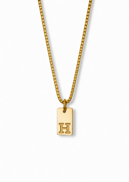 Alpha Halskette I Gold
