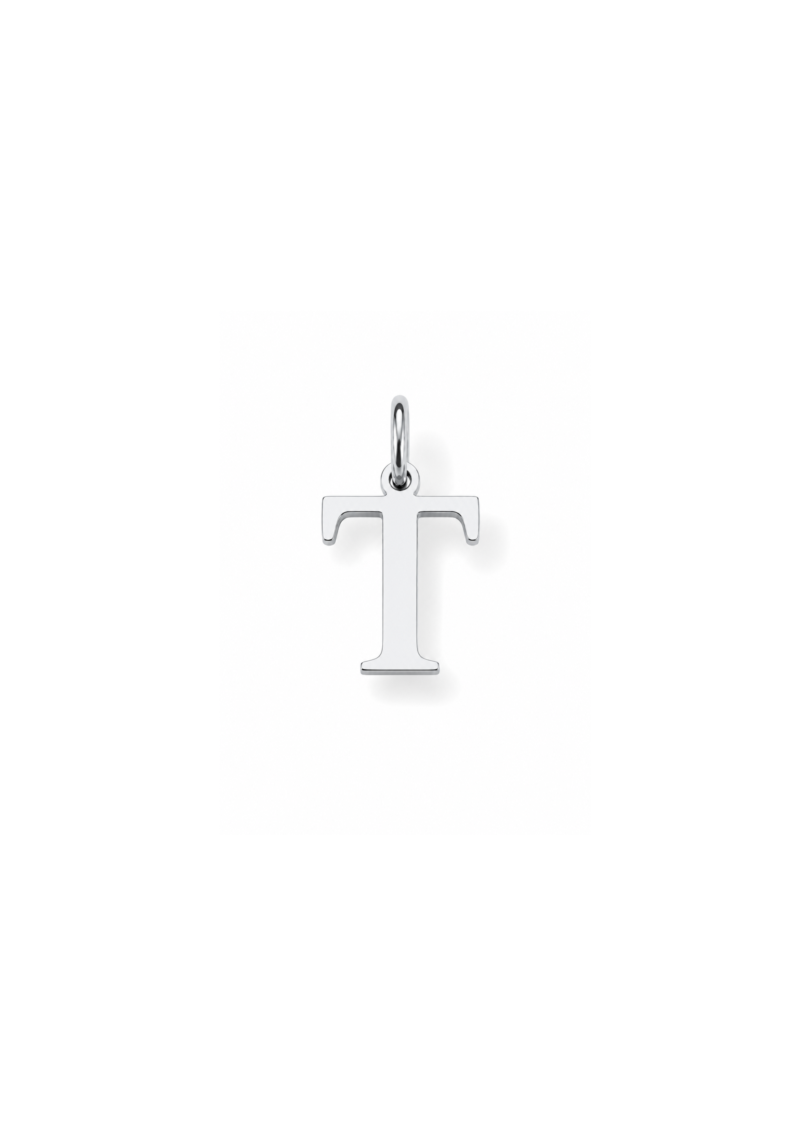 Essential Letter Charm I Silber