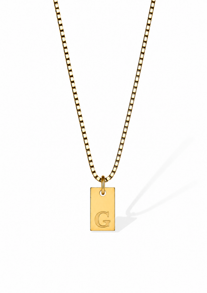 Alpha Halskette I Gold
