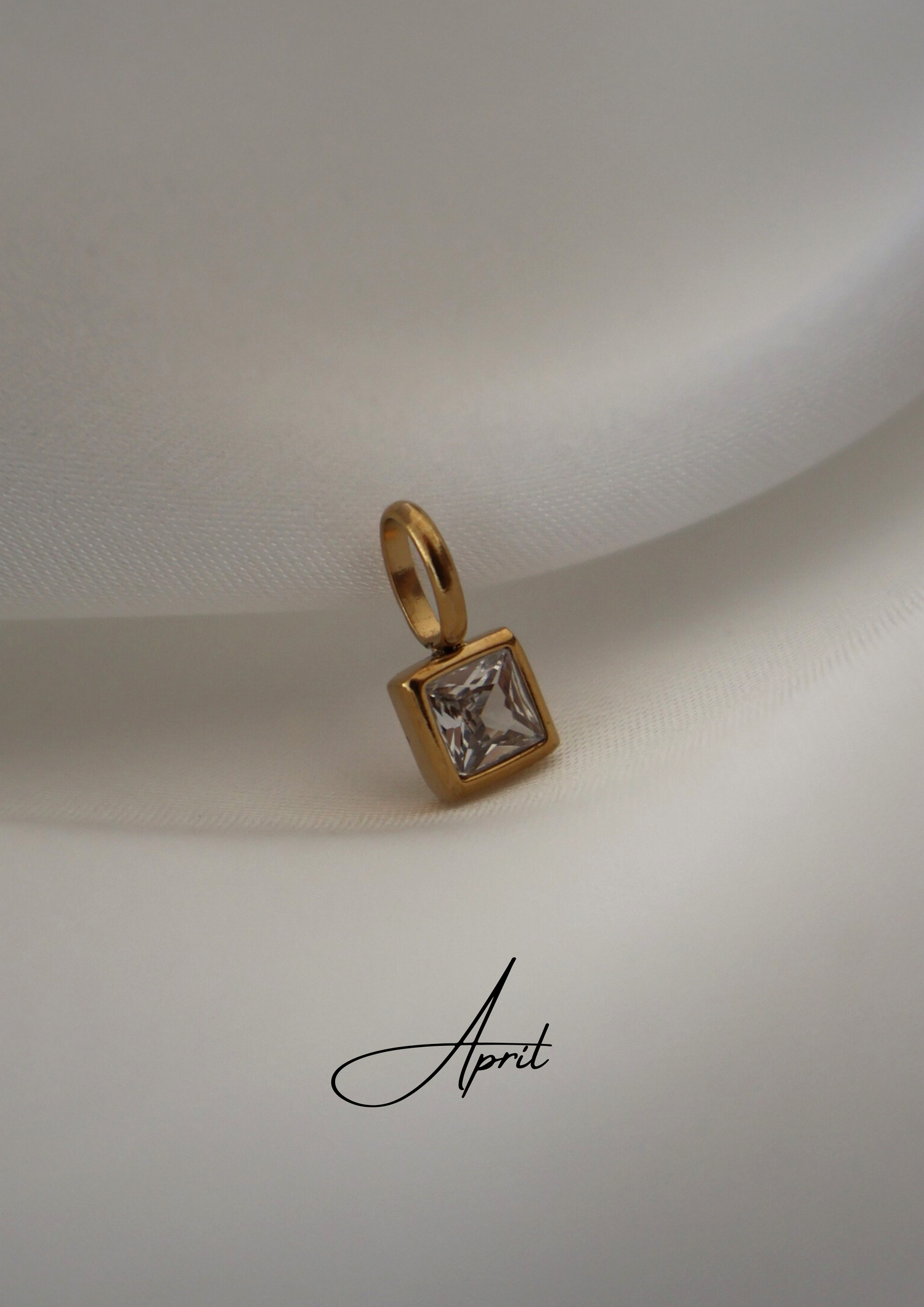 Birthstone Charm I GOLD